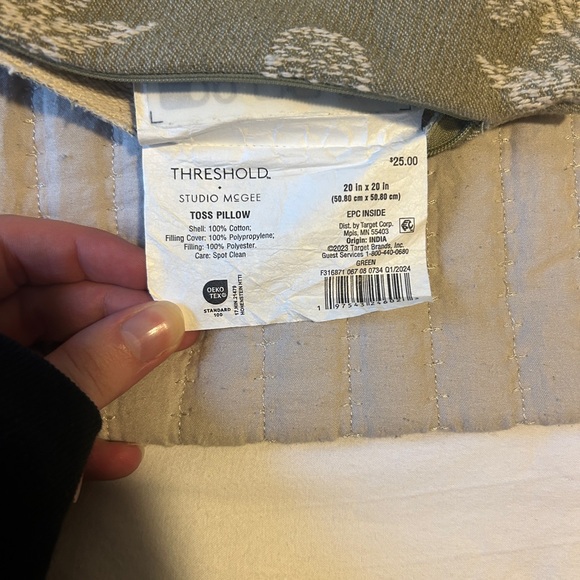 Threshold Studio McGee Toss Pillow Cover Only - Picture 2 of 2